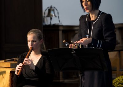 Angélique Greuter und Marie Verstraete im Konzert