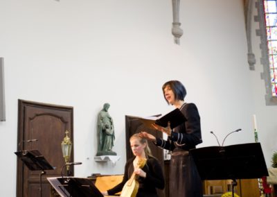 Angélique Greuter und Marie Verstraete im Konzert
