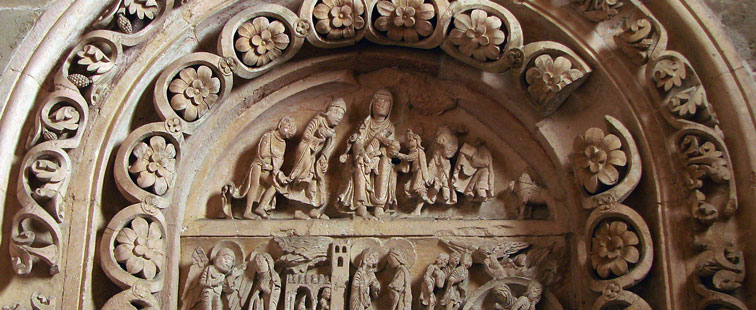 Südportal Basilika Vézelay Detail